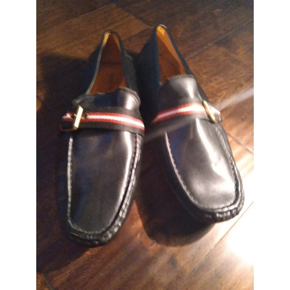 Henry Ferrera Mens Slip On Leather Loafers Casual‎ Outings Lightweight Size 12
